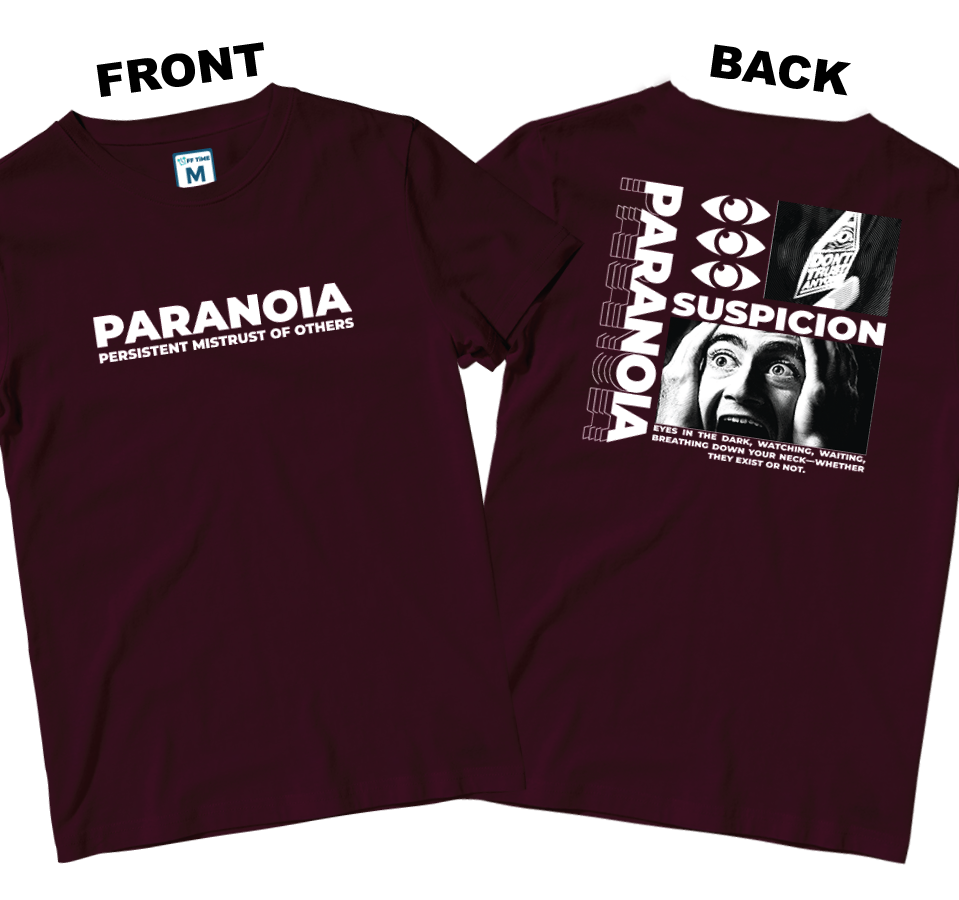 Cotton Shirt: Suspicion (Front and Back)