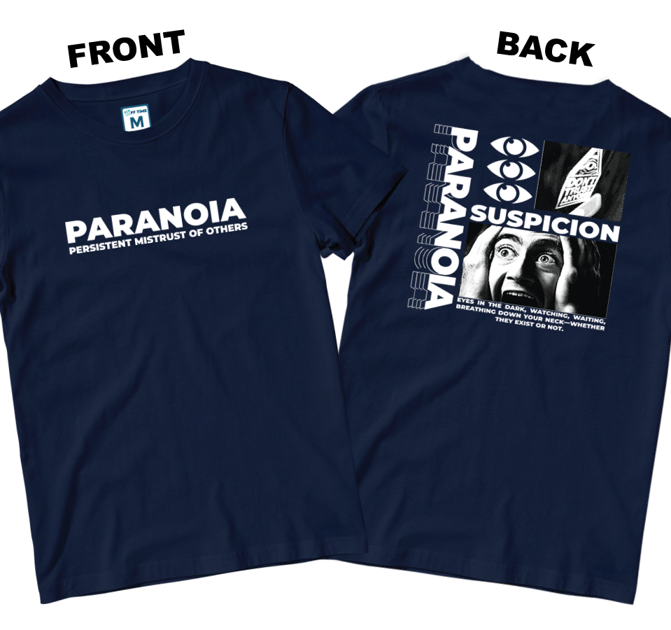 Cotton Shirt: Suspicion (Front and Back)