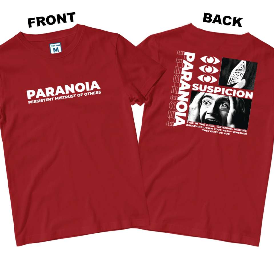 Cotton Shirt: Suspicion (Front and Back)