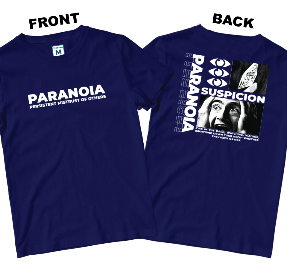 Cotton Shirt: Suspicion (Front and Back)