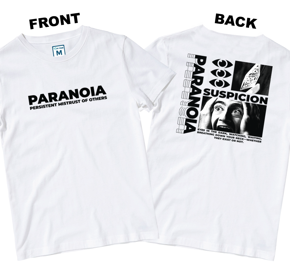 Cotton Shirt: Suspicion (Front and Back)