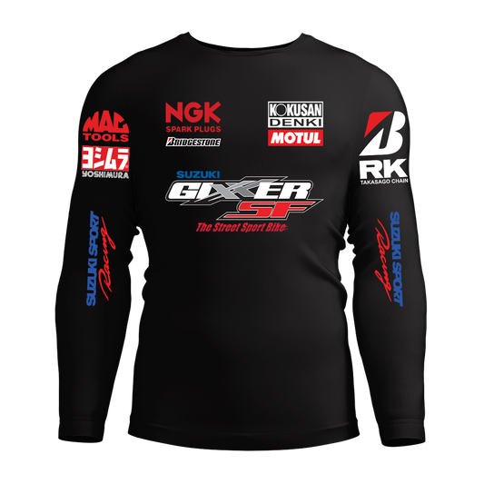 Long Sleeve Drifit Shirt: Suzuki Gixxer