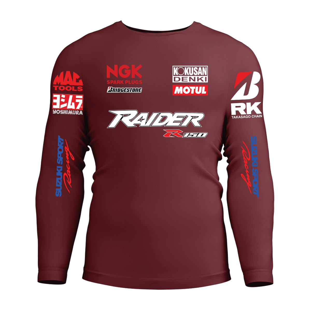 Long Sleeve Drifit Shirt: Suzuki RaiderR150