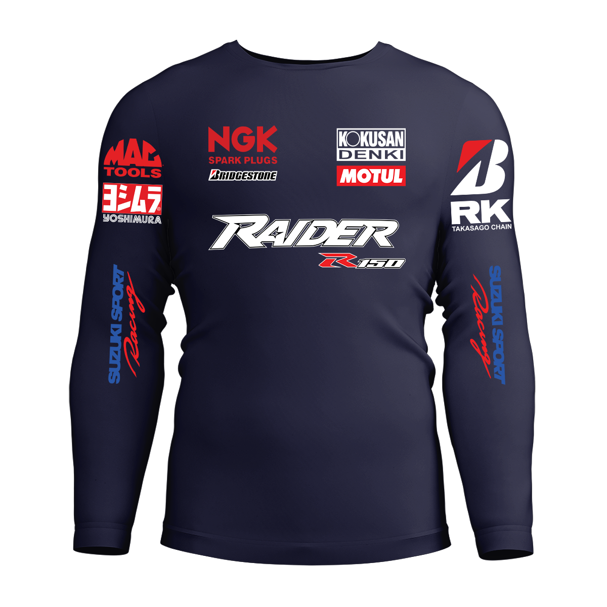 Long Sleeve Drifit Shirt: Suzuki RaiderR150