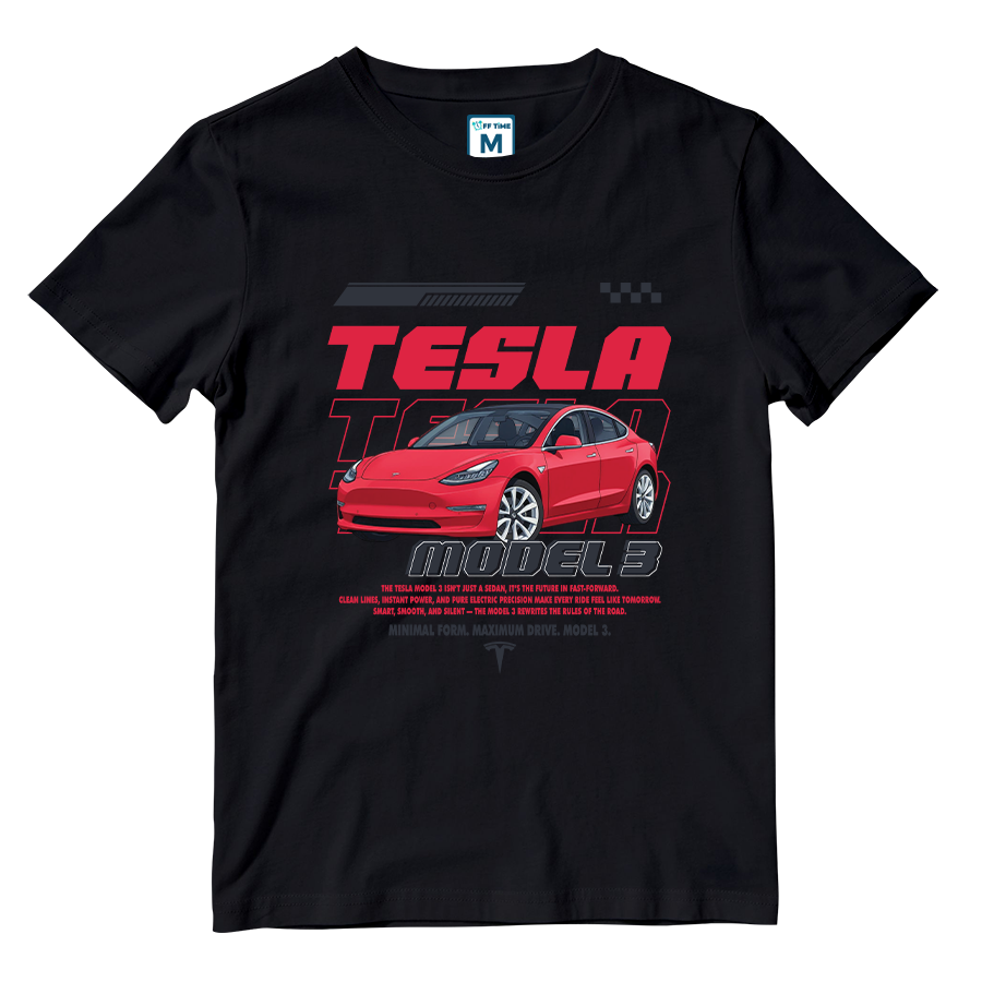Cotton Shirt: TESLA MODEL 3