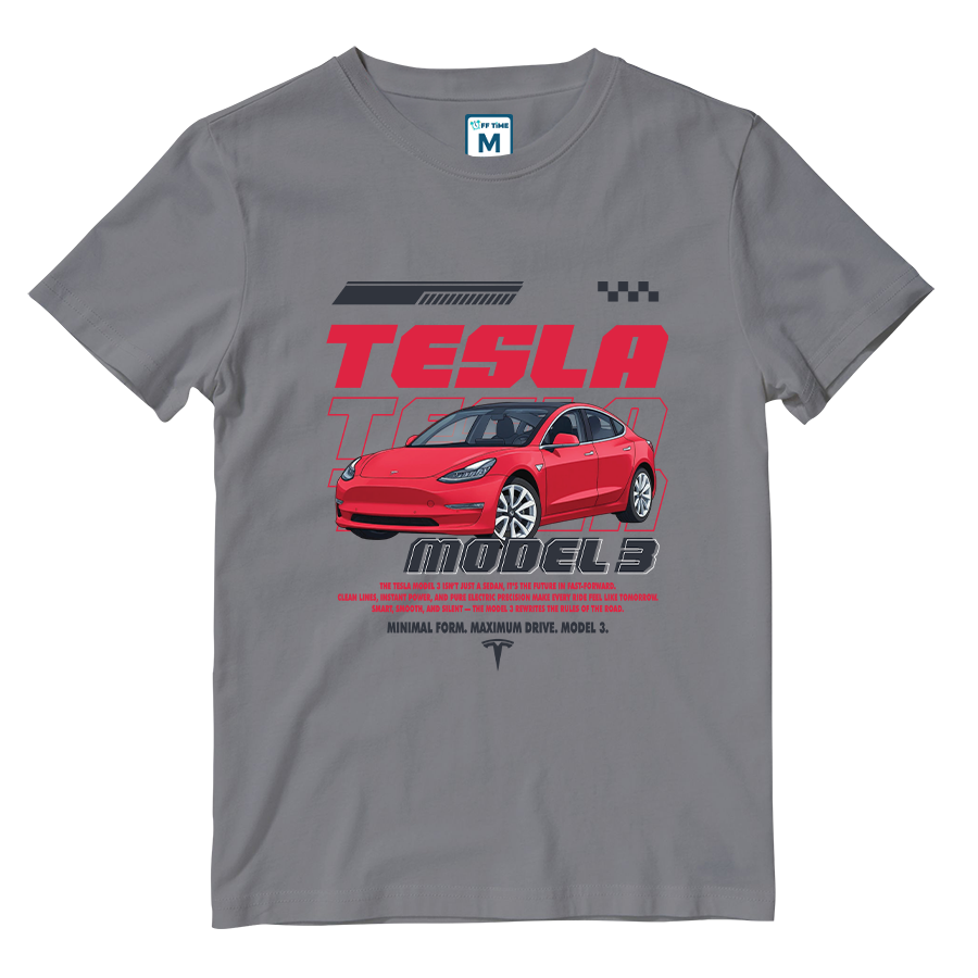 Cotton Shirt: TESLA MODEL 3