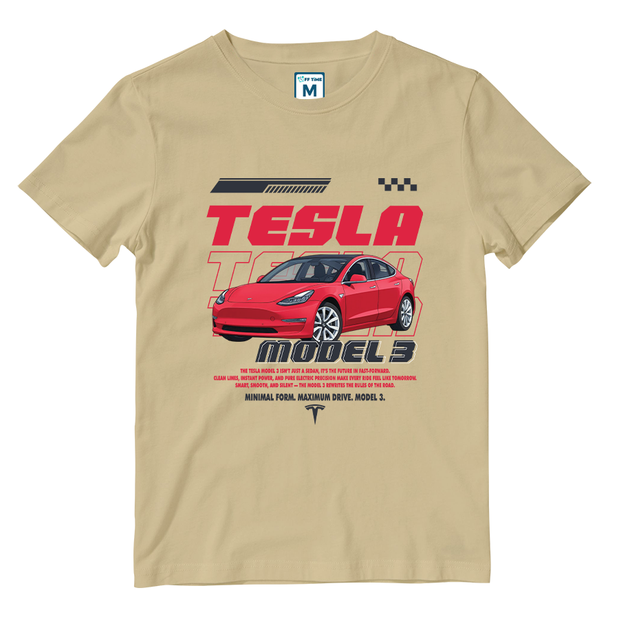 Cotton Shirt: TESLA MODEL 3