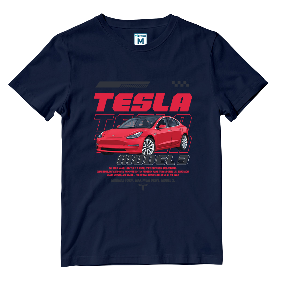 Cotton Shirt: TESLA MODEL 3