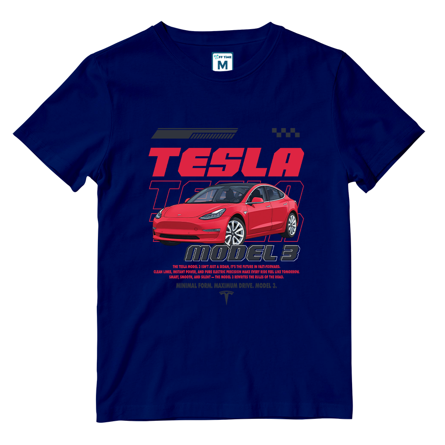 Cotton Shirt: TESLA MODEL 3