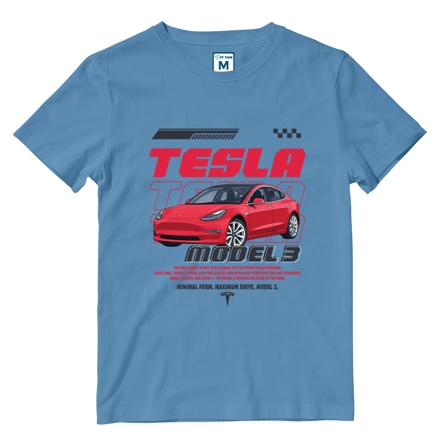 Cotton Shirt: TESLA MODEL 3