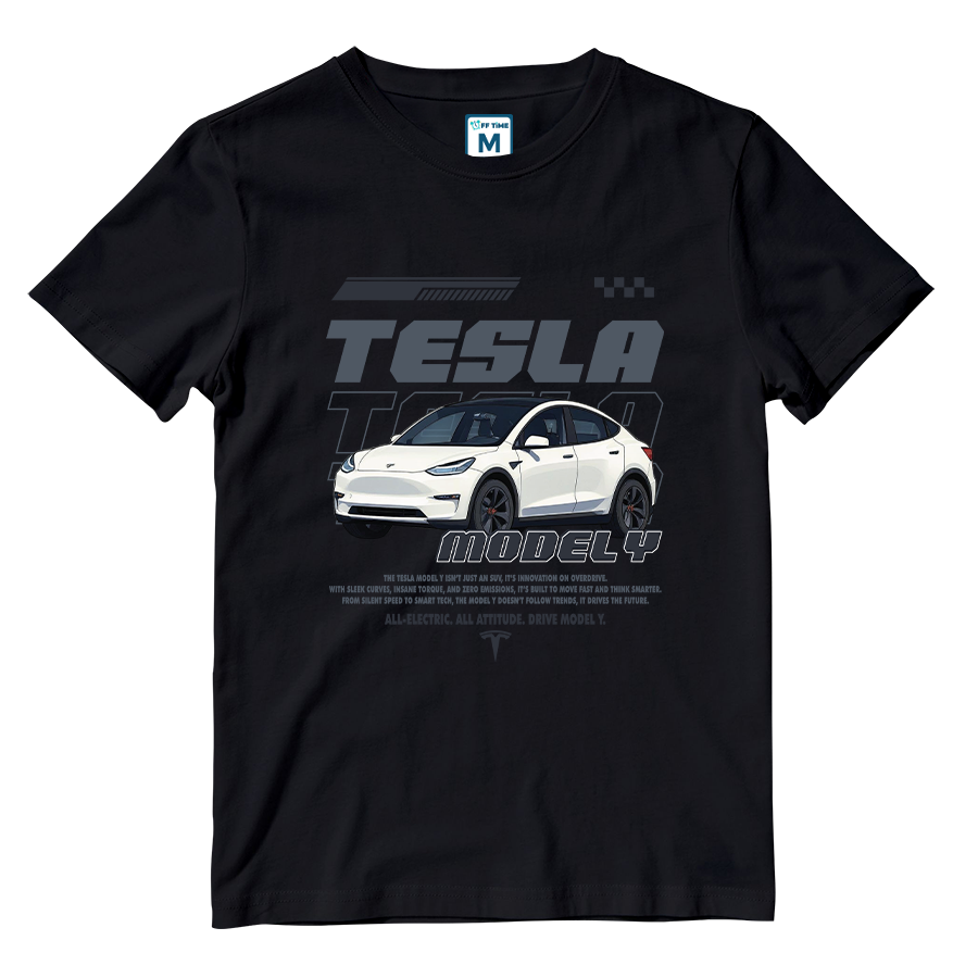 Cotton Shirt: TESLA MODEL Y