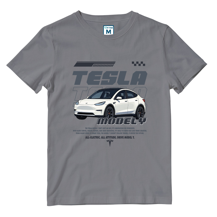 Cotton Shirt: TESLA MODEL Y