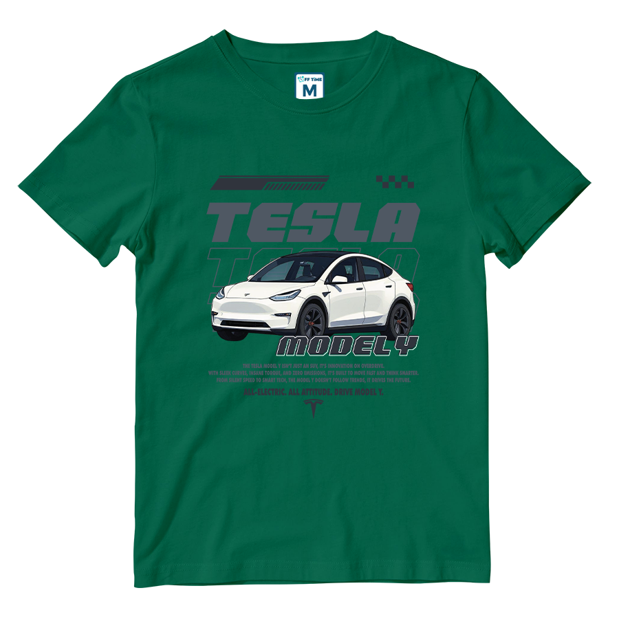 Cotton Shirt: TESLA MODEL Y