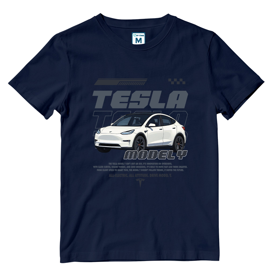 Cotton Shirt: TESLA MODEL Y