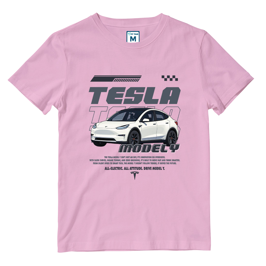 Cotton Shirt: TESLA MODEL Y