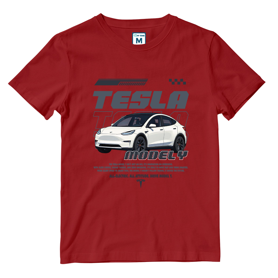 Cotton Shirt: TESLA MODEL Y