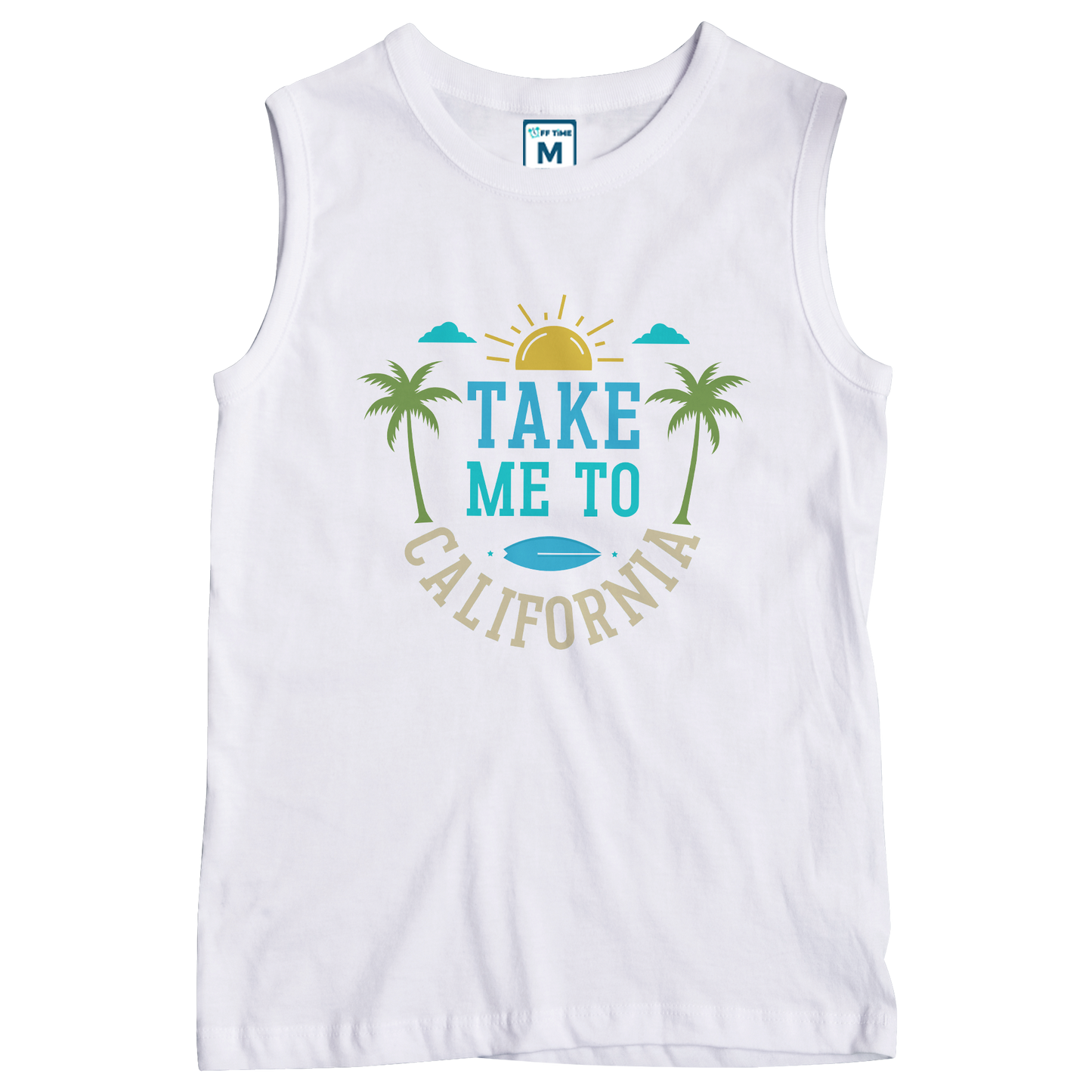 Sleeveless Drifit Shirt: Take Me California