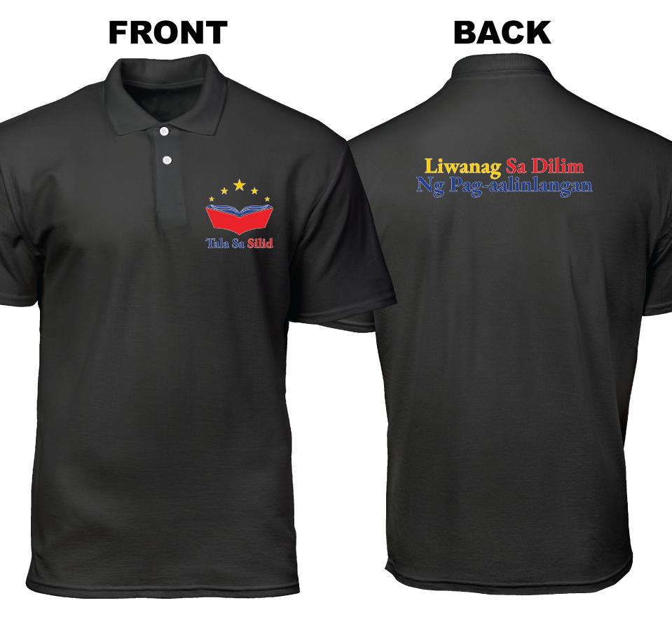 Cotton Polo Shirt: Tala sa Silid (Front and Back)