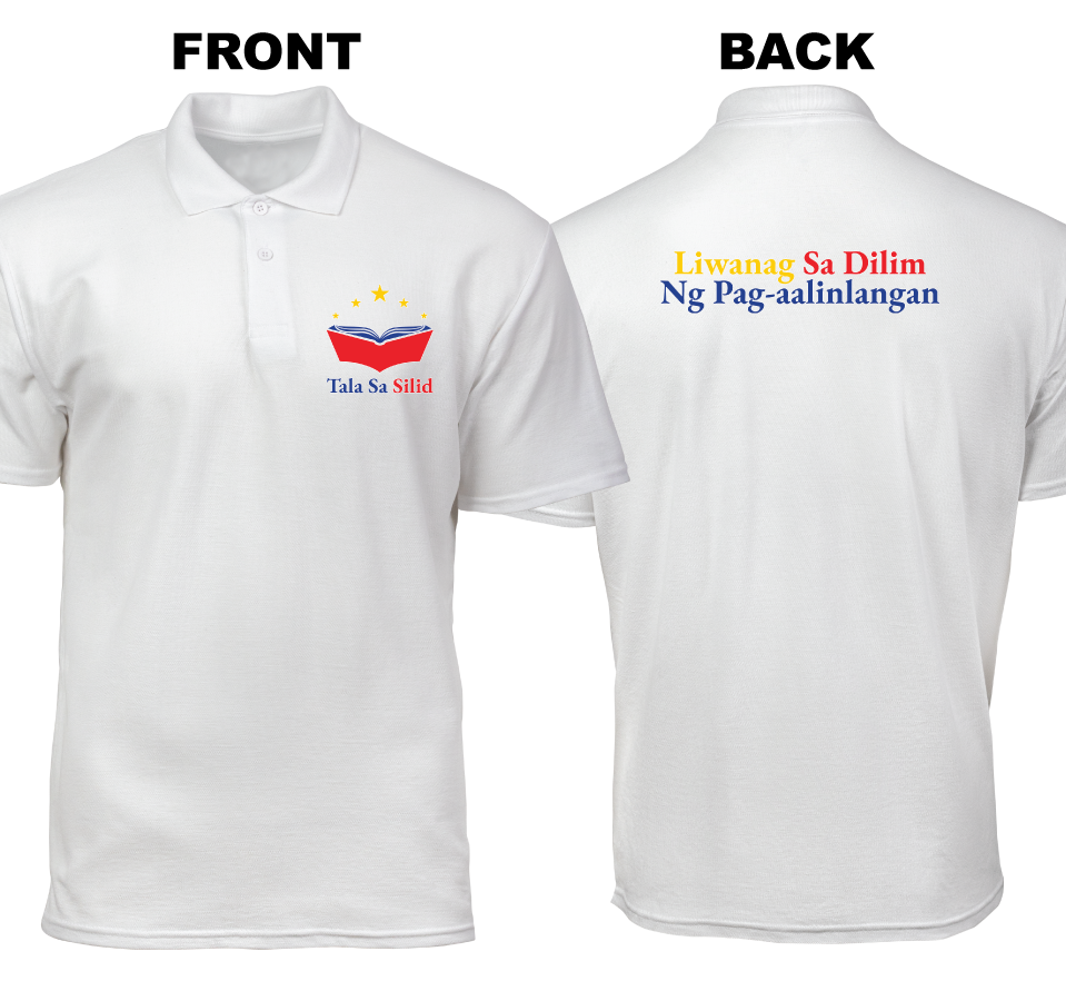 Cotton Polo Shirt: Tala sa Silid (Front and Back)