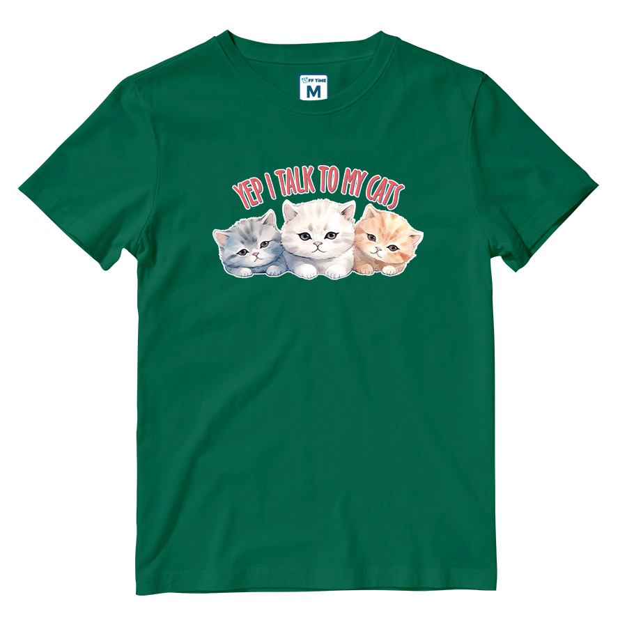 Cotton Shirt: Talk to Cats