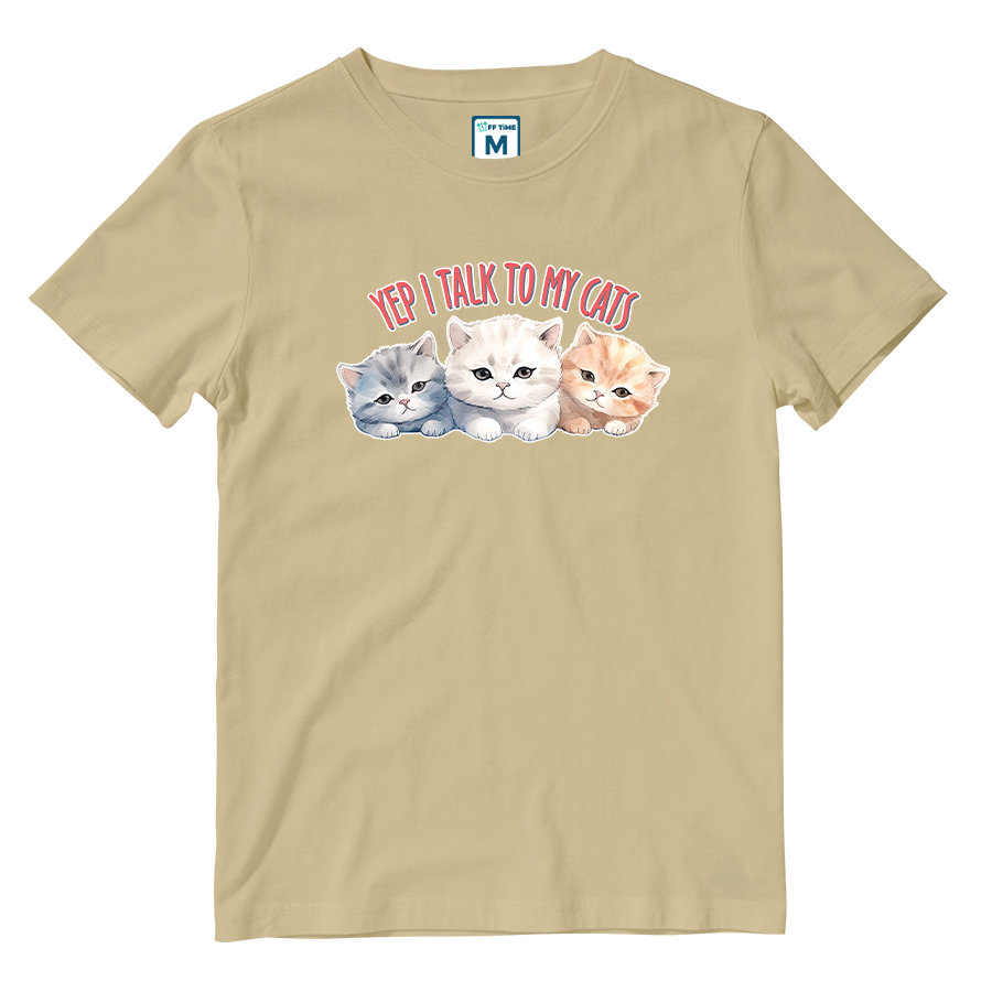 Cotton Shirt: Talk to Cats