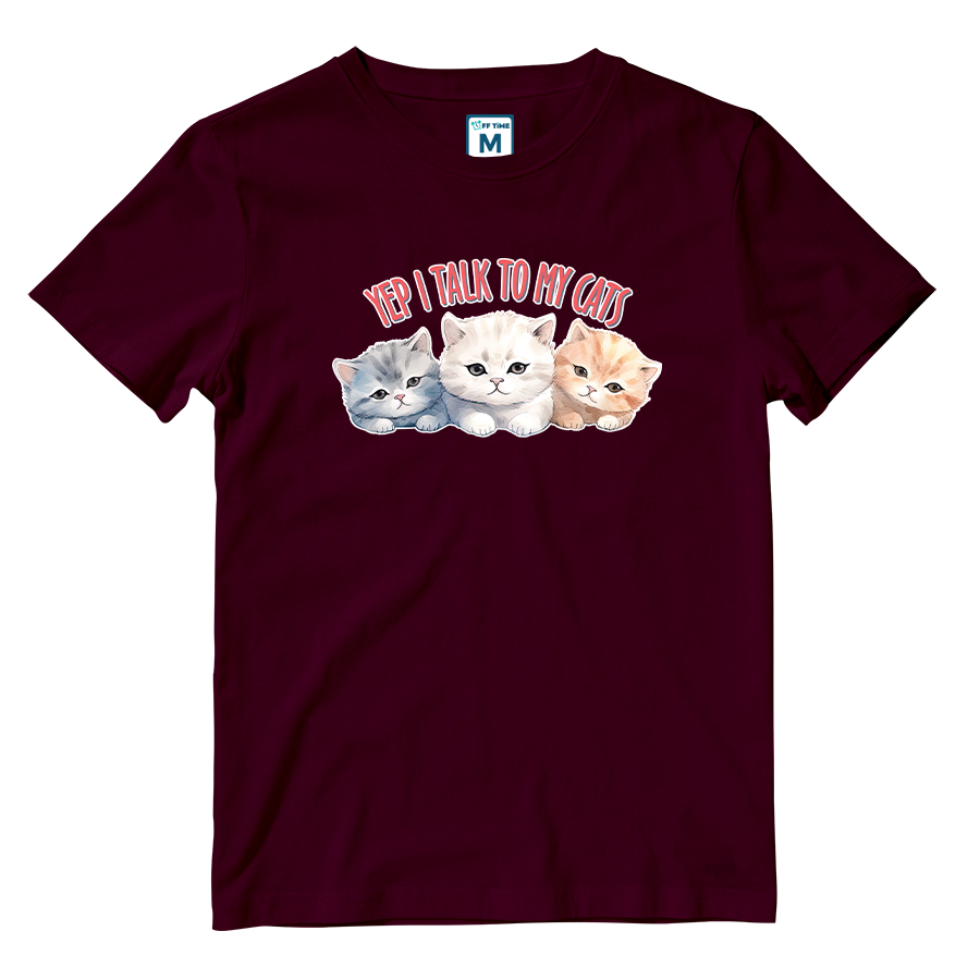 Cotton Shirt: Talk to Cats