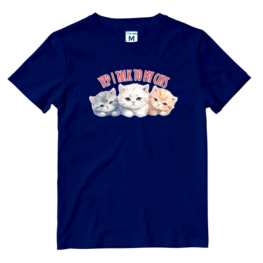 Cotton Shirt: Talk to Cats