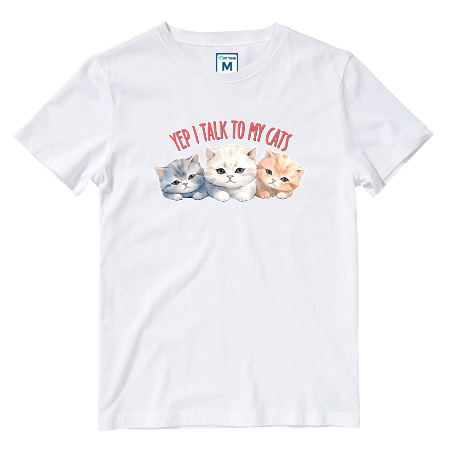 Cotton Shirt: Talk to Cats