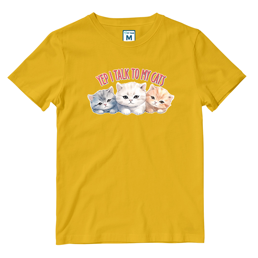 Cotton Shirt: Talk to Cats