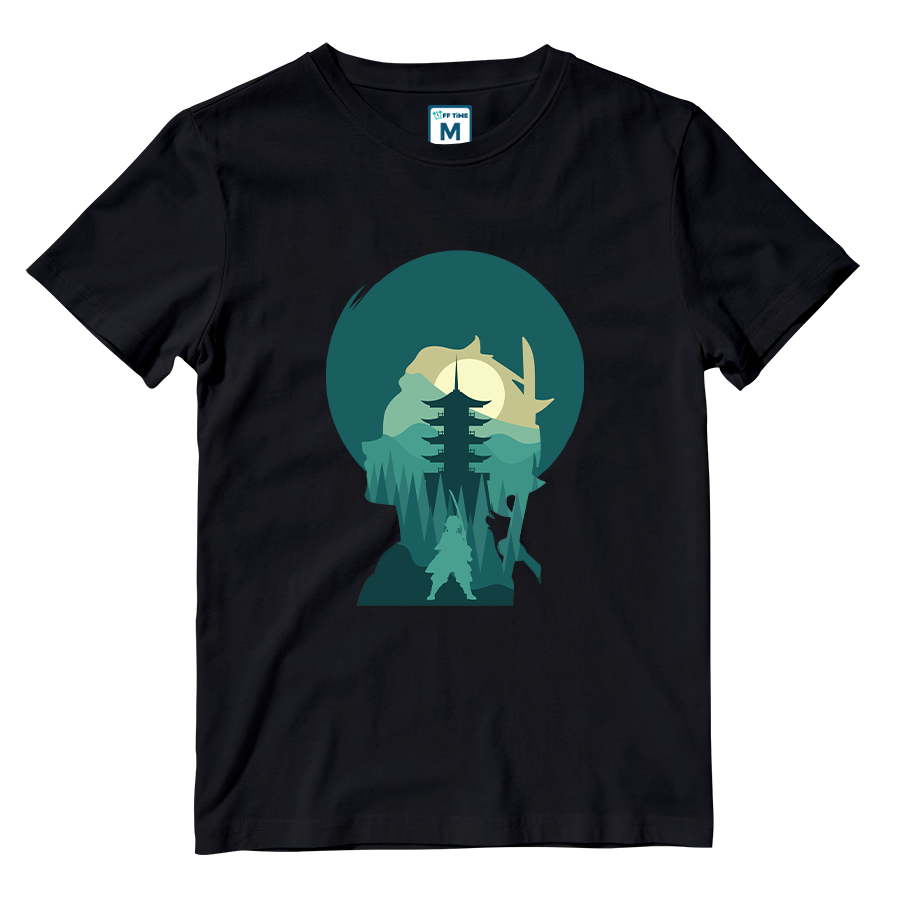 Cotton Shirt: Tanjiro Silhouette