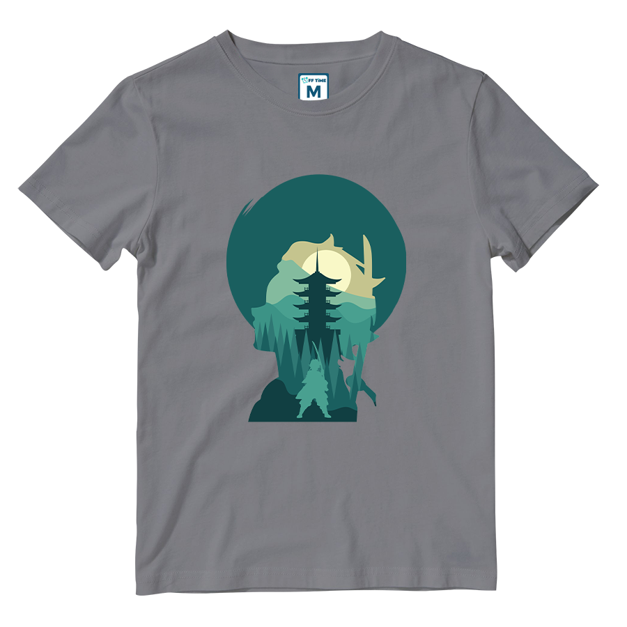 Cotton Shirt: Tanjiro Silhouette