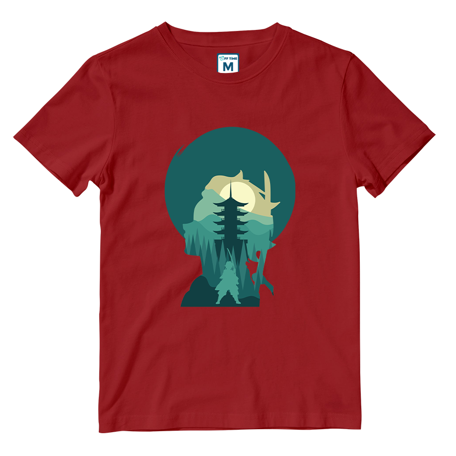 Cotton Shirt: Tanjiro Silhouette