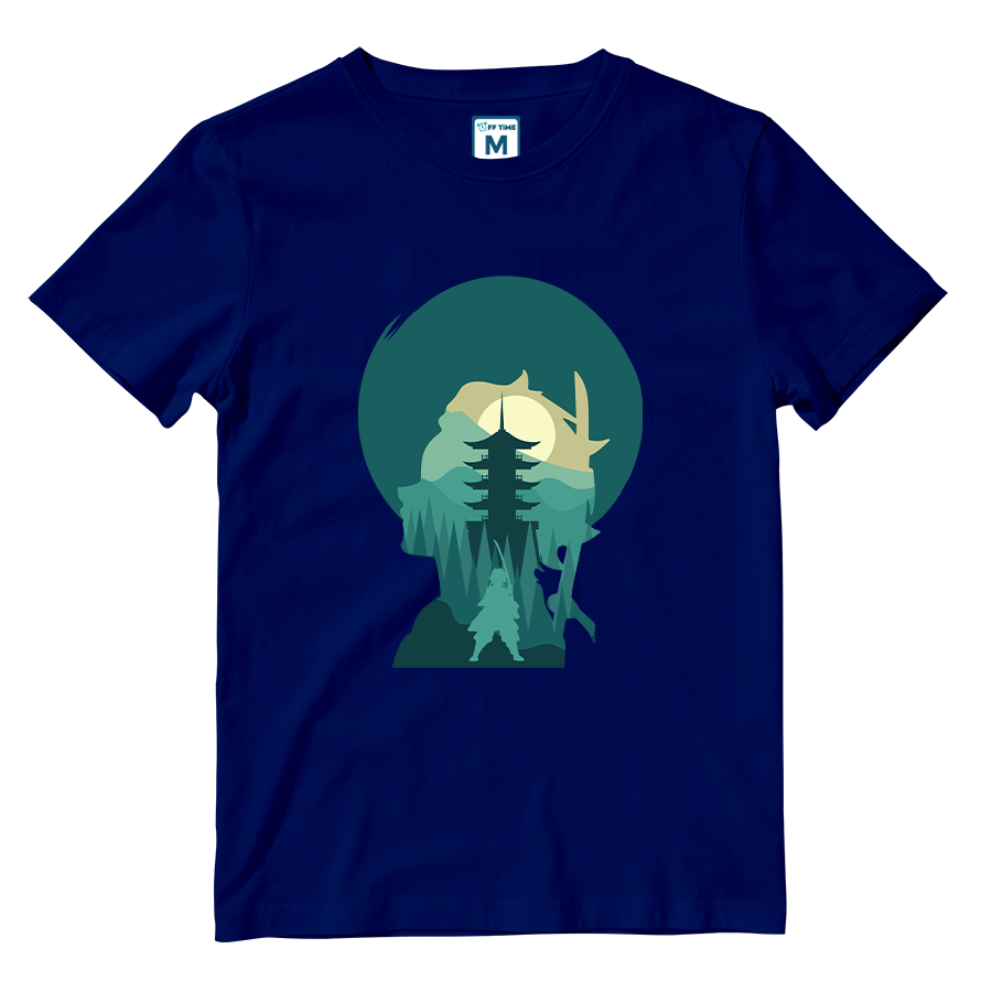 Cotton Shirt: Tanjiro Silhouette