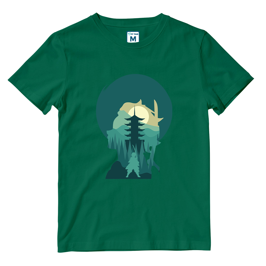 Cotton Shirt: Tanjiro Silhouette