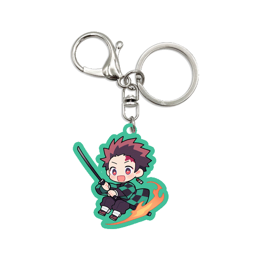 Acrylic Bag Charm: Tanjiro Slash