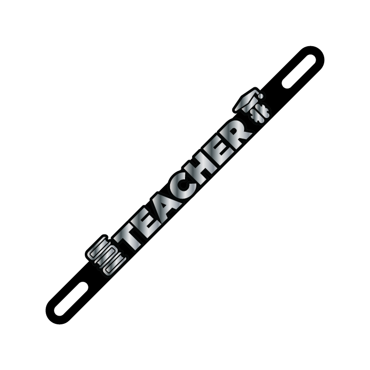 Car Plate Badge: Teacher