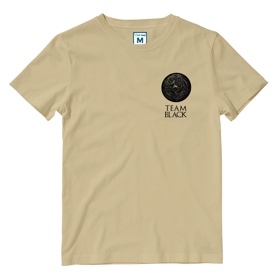 Cotton Shirt: Team Black Pocket