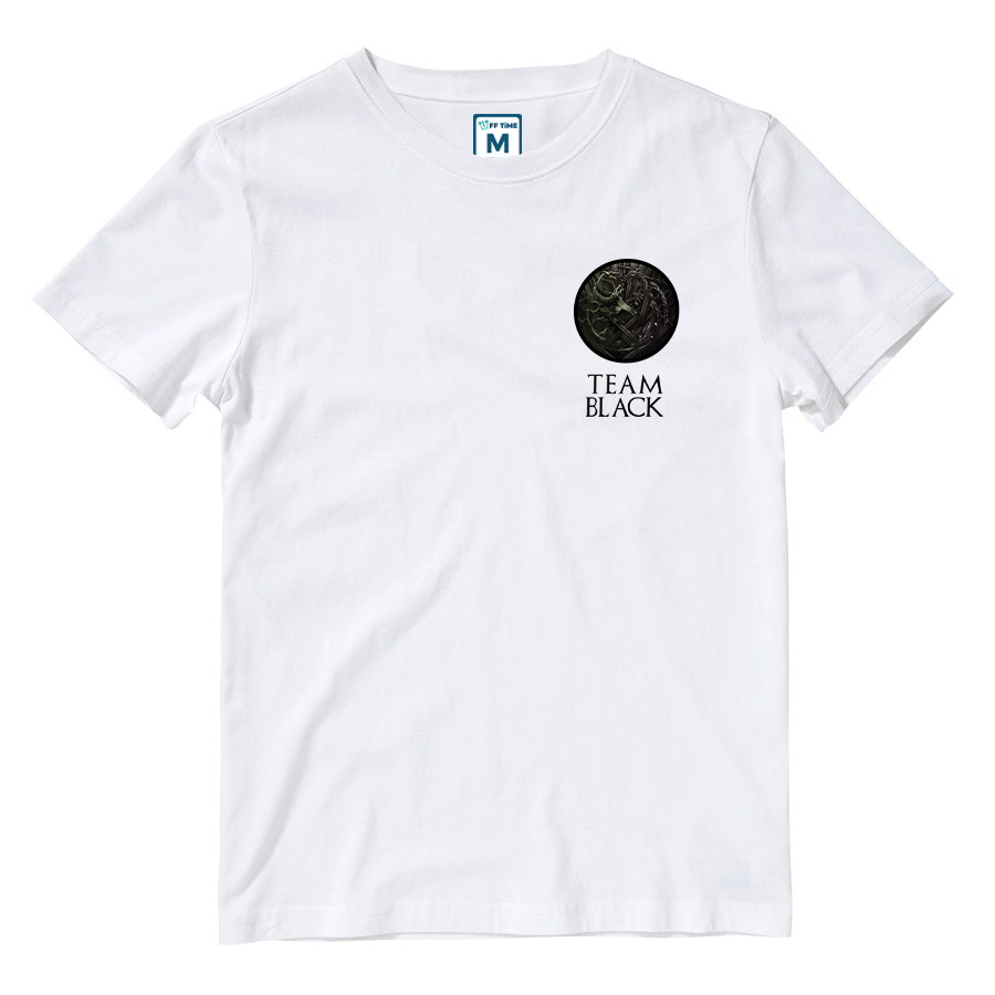 Cotton Shirt: Team Black Pocket