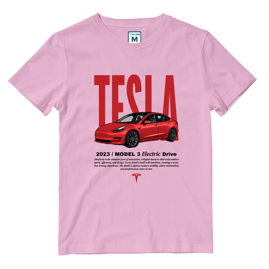 Cotton Shirt: Tesla Model 3