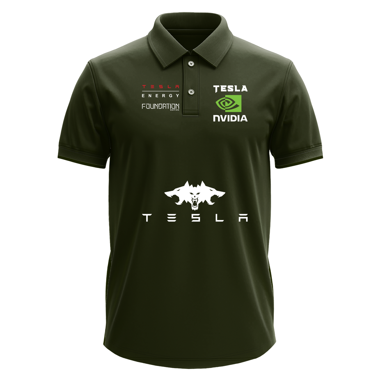Drifit Polo Shirt: Tesla V1