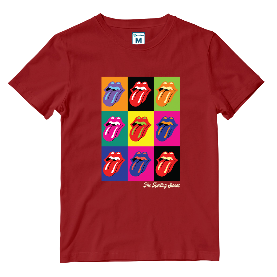 Cotton Shirt: The Rolling Stones Pop Art