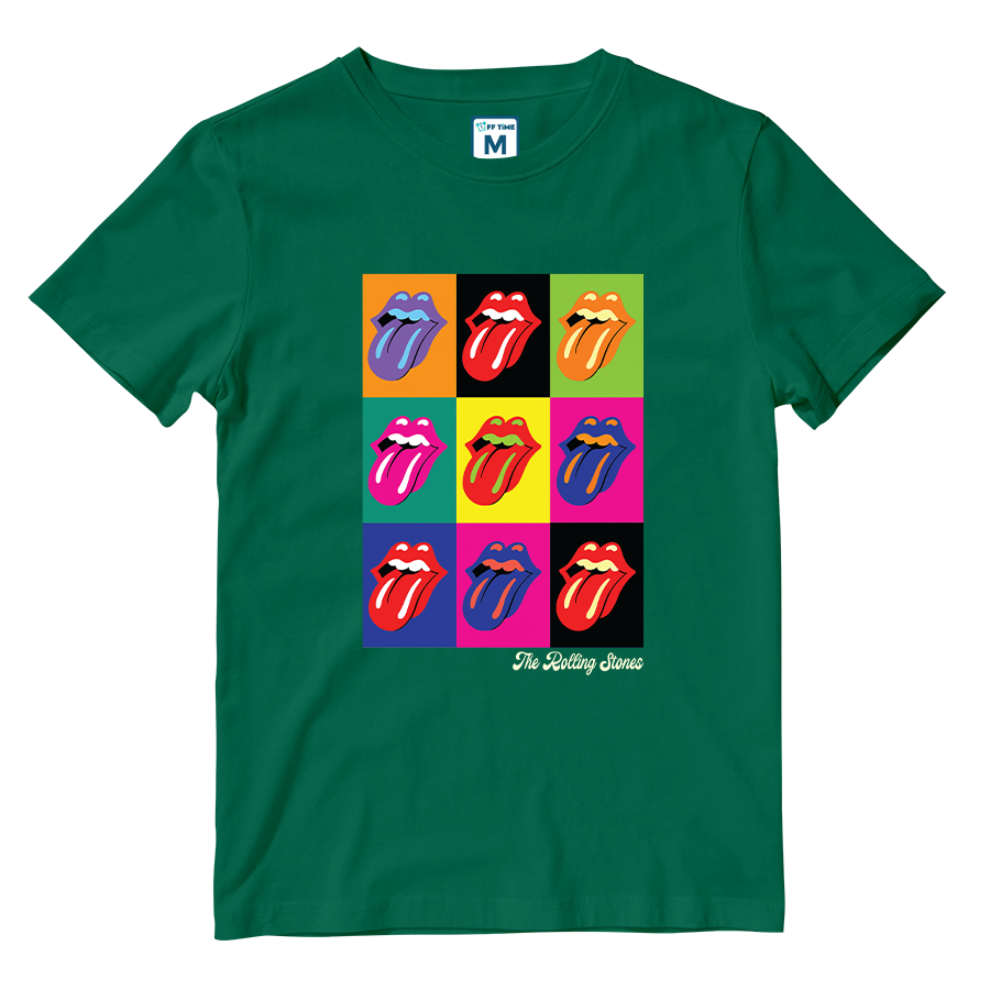 Cotton Shirt: The Rolling Stones Pop Art