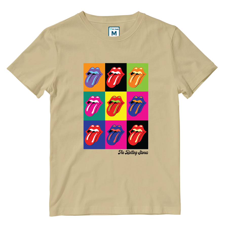 Cotton Shirt: The Rolling Stones Pop Art