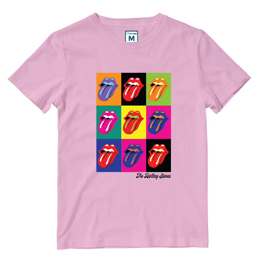 Cotton Shirt: The Rolling Stones Pop Art