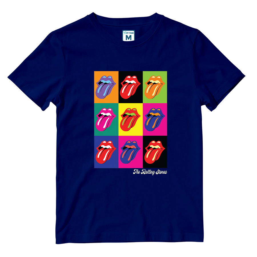 Cotton Shirt: The Rolling Stones Pop Art