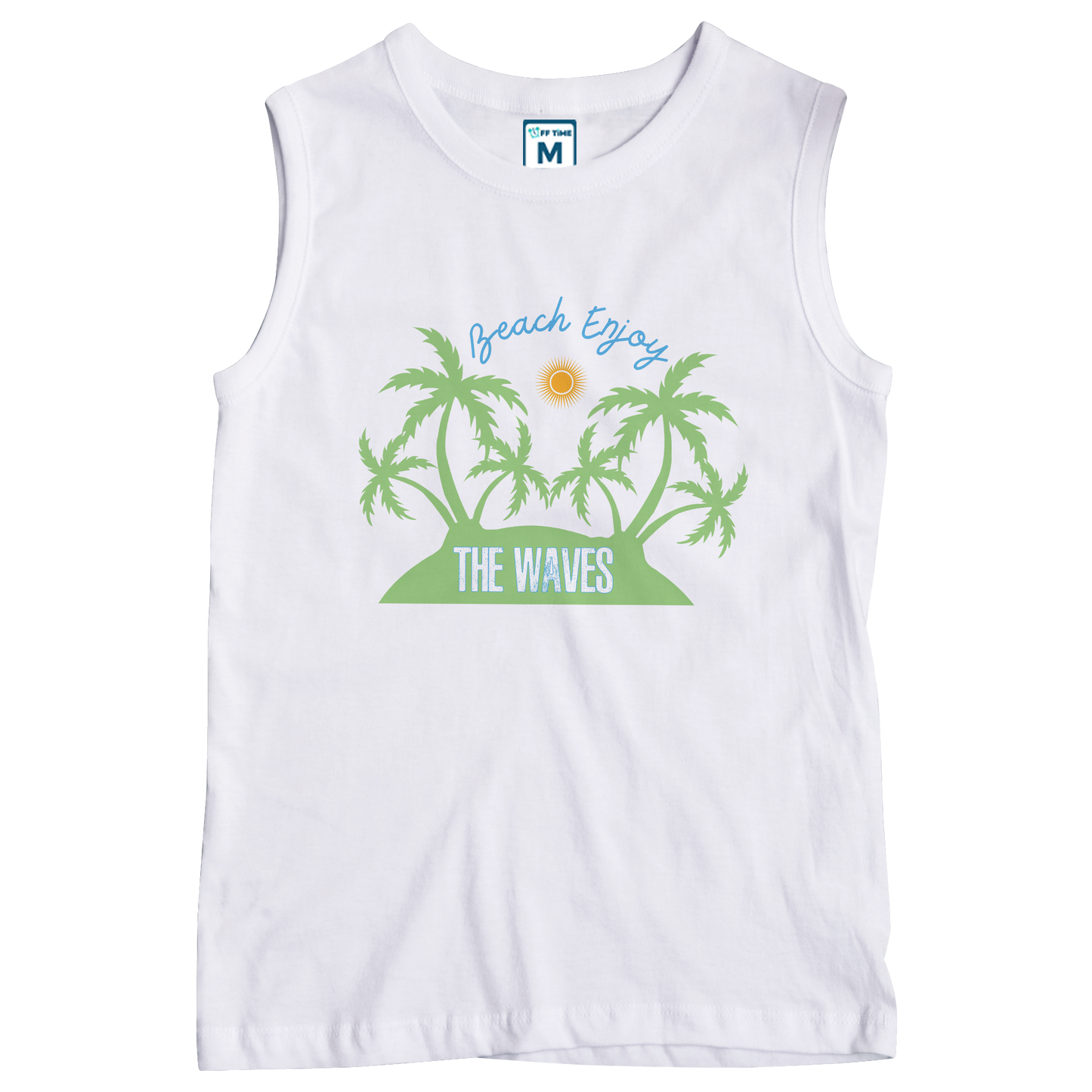 Sleeveless Drifit Shirt: The Waves