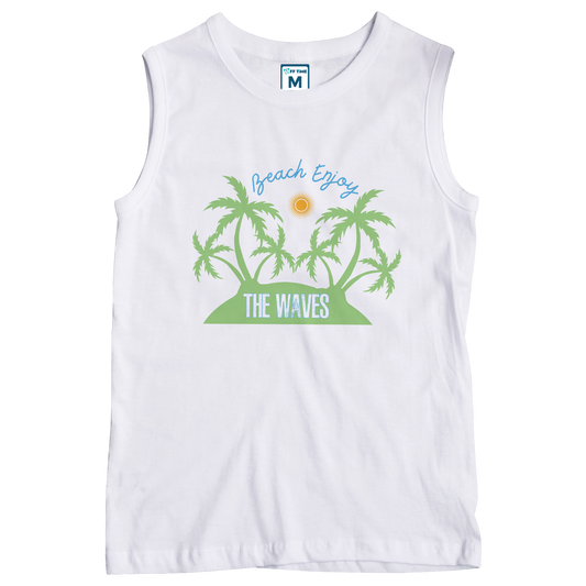 Sleeveless Drifit Shirt: The Waves