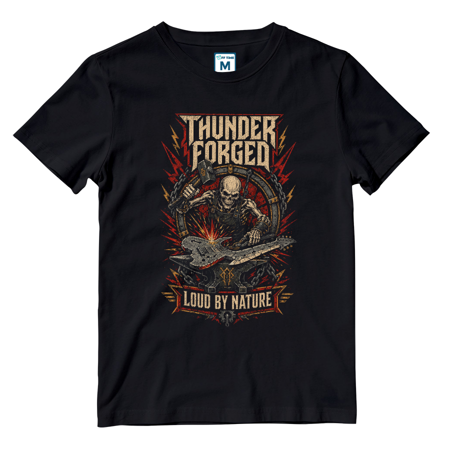 Cotton Shirt: Thunder Forged
