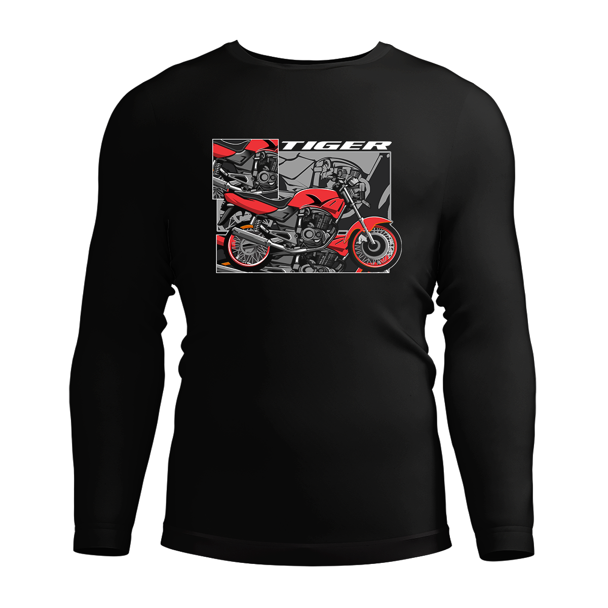 Long Sleeve Drifit Shirt: Tiger