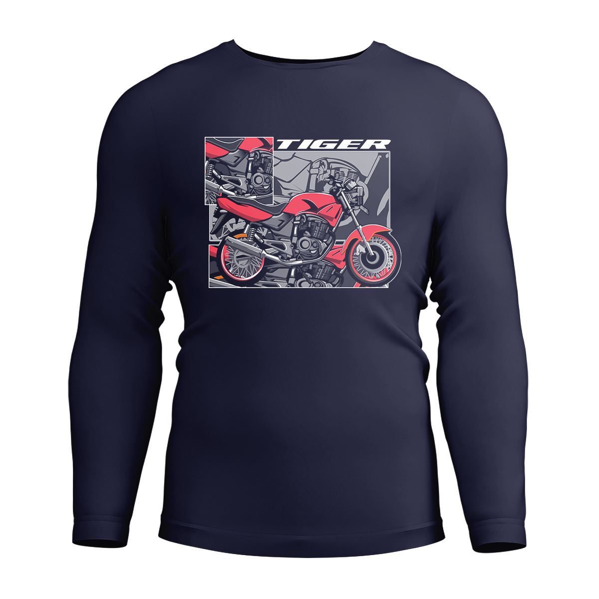 Long Sleeve Drifit Shirt: Tiger